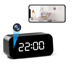 Wi-Fi Spion Kamera - Indbygget i Ur med IR Night Vision