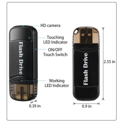Spion Kamera - Indbygget i Mini USB-Stick