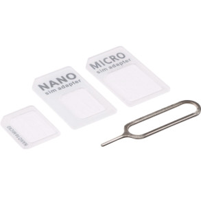 Sim-adapter 3 i 1 s�t (Nano, Micro & Alm.)