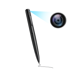 Spion Kamera - Indbygget i Kuglepen (All-Black)