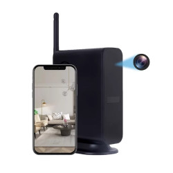 Wi-Fi Spion Kamera - Indbygget i Router med IR Night Vision