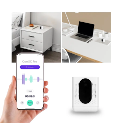 Wi-Fi Spion aflytning indbygget i Luftrenser - Lyt og Optag (Long Life)