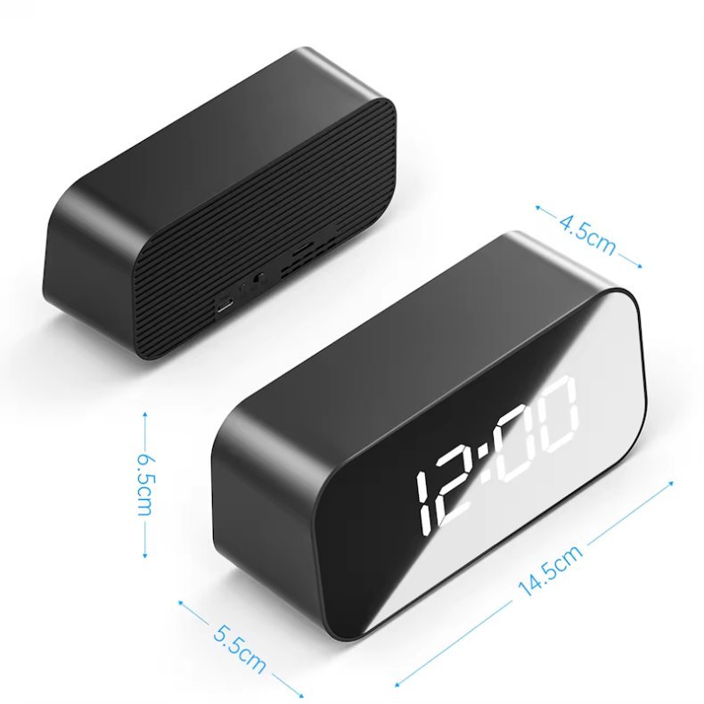 Wi-Fi Spion Kamera - Indbygget i Ur med IR Night Vision