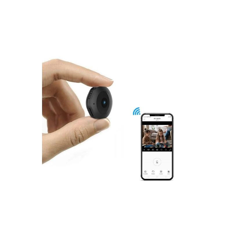 Wi-Fi Spion Kamera - MicroCam med Night Vision
